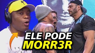 ANDERSON SILVA PREOCUPADO com ACELINO POPÓ vs BAMBAM na LUTA DE BOXE [upl. by Tireb]