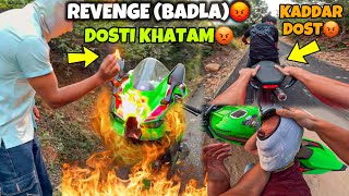 RevengeBadla😡 DOSTI KHATAM ❌❤️‍🩹  Saza Comment karo😡  SUPERBIKE Preparation for Ladakh Ride [upl. by Sanfourd]