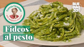 Cómo preparar fideos al pesto  Teresa Ocampo Recetas  Buenazo [upl. by Frodi688]