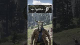 ALL LEGENDARY MASKS Location rdr2 gaming funny shorts [upl. by Edita]