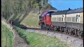 LMS 6100 Royal Scot visits the West Somerset Railway  260309 [upl. by La Verne218]