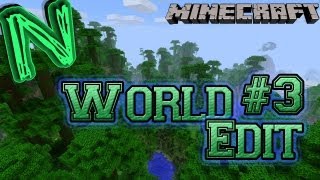 MINECRAFT World edit 3 Arboles Intercambiar elementos Piramides [upl. by Bradley]