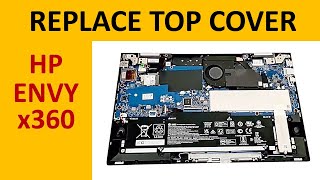 Hp Envy X360 Hinge Top Cover Replace  Techfoot Reviews [upl. by Mccahill]