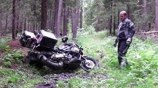 Stuck in Mud BMW GS 1200 ENG [upl. by Nywra462]