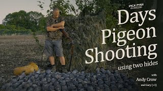 Days pigeon shooting with Andy Crow and Gary 1 [upl. by Norak]