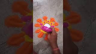 DIWALI RANGOLIskart shortvideo viralvideo [upl. by Nauquf700]