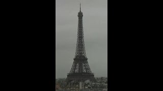 VERTICAL Paris wakes up to the 2024 Games which will be marked by opening ceremony along the Seine [upl. by Clellan]