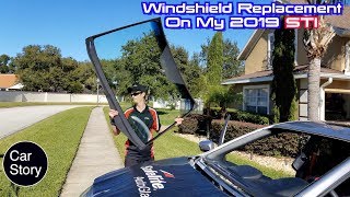 Safelite Cracked Windshield Replacement For My 2019 Subaru WRX STI [upl. by Araas]