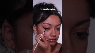 normal people vs psychopaths eyeliner [upl. by Pradeep]