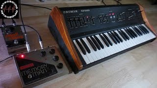 Crumar Performer B Analog String Synthesizer 1979 German 70s Krautrock [upl. by Ullyot774]