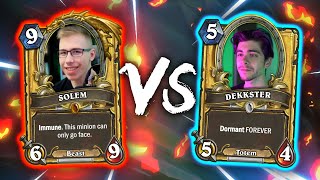 Dekkster vs Solem Best of 5 with MEME DECKS  Hearthstone [upl. by Johnnie]