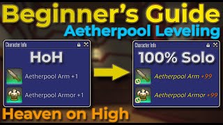 How to Aetherpool FarmLevel in Heaven on HighHoH  100 Solo  From Unlock to Lone Hero [upl. by Koy]