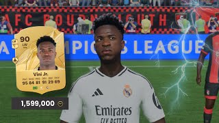 90 VINI JR PLAYER REVIEW FC25 ULTIMATE TEAM [upl. by Gilbertine]