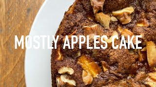 Baking ‘Mostly Apples Cake’ from Snacking Cakes  Yossy Arefi [upl. by Akirehs]