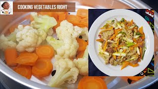 3 Ways to Cook Your Veggies Eat your Vegetables Right Tossed Stir Fry🌶️🥕🧅🥦🥒🫑 [upl. by Eiramlatsyrk616]