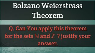 52 Important Questions of Bolzano Weierstrass theorem of limit point  Real Analysis [upl. by Warfeld889]