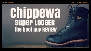 CHIPPEWA BOOTS Style 25410 MENS 9quot BLACK OILED LOGGER STEEL TOE  The Boot Guy Reviews [upl. by Durer63]