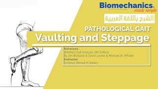 Pathological gait Vaulting and steppage  Biomechanics made simple [upl. by Anayd]