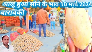 आलू हुआ सोने के भाव  10 March 2024 ka aalu ka bhav  aaj ka aalu ka bhav  aalu rate today  potato [upl. by Aluk]