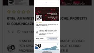 Tutorial acquisto lezioni da Smartphone  wwwanfusorg [upl. by Hutchings]