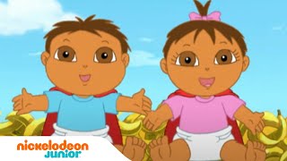 Dora the Explorer  Les meilleurs sauvetages de bébés dans les aventures de Dora   Nickelodeon Jr [upl. by Akeber]