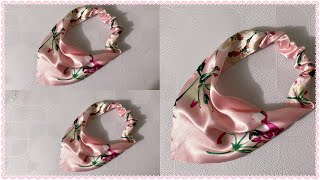 How to make a DIY bandana headbandHead scarfHow to fold a bandanaHair scarf tutorial [upl. by Amle122]