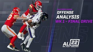 ON THE EDGE  RAVENS FINAL DRIVE ANALYSIS  WK 1 FILM STUDY ravens ravensflock [upl. by Mcmurry]