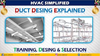 HVAC Training  Duct Design System Explained [upl. by Akima]