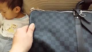 Louis Vuitton Damier COBALT Keepall 55 Bandouliere Review Deep Navy Blue [upl. by Bill]