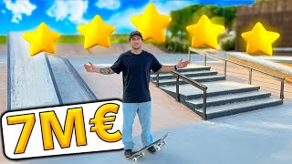 JE TEST LE PLUS GRAND SKATEPARK DEUROPE [upl. by Etteb]