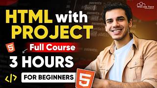 HTML Full Course for Beginners in HINDI  Learn HTML with Projects in 3 Hours 2024 [upl. by Atlanta54]