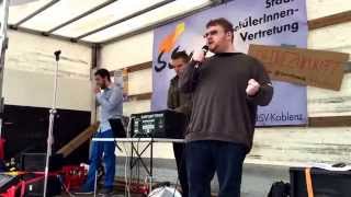 Schülerdemo in Koblenz quotBessere Schulen bessere Zukunftquot 2 [upl. by Sirraj]