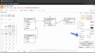 Creating Entity Relationship Diagrams using Drawio [upl. by Llertnom257]