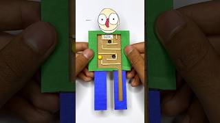 Amazing Baldi Cardboard Maze Game DIY Paper amp Cardboard Crafts Easy youtubeshorts game [upl. by Obmar]