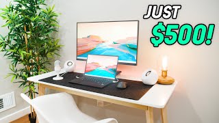 Best Tech Desk Setup For Under 500 [upl. by Ennaerb]