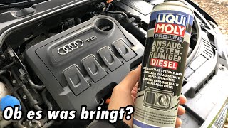 LIQUI MOLY Ansaug System Reiniger  300000km AUDI A3 [upl. by Hayikaz]