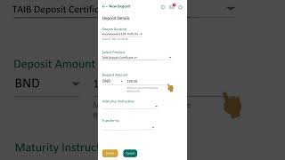 Open a TAIB Deposit Certificate TDC on our TAIBVX App [upl. by Claudell]