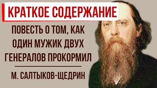 М Е Салтыков Щедрин Повесть о том как один мужик двух генералов прокормил Аудиокнига Слушать Онла [upl. by Amora]