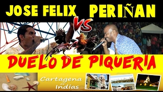 Piqueria Vallenata en Cartagena Jose Felix Ariza VS Starling Periñan [upl. by Selia]