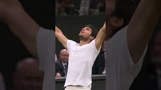 Is this the best match point ever 🔥 Wimbledon Shorts Tennis [upl. by Akyre483]