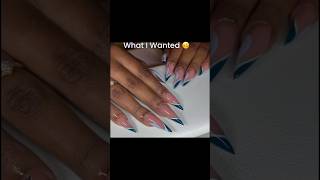 Stiletto For The Win 💙🦋iblasianle nailtech fyp LLTAAJ 💕 [upl. by Aiouqes]