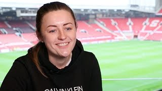 UCFB graduate on her coaching role at Manchester United [upl. by Etteloc]