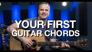 Your First Guitar Chords  Beginner Guitar Lesson 8 [upl. by Nadab]