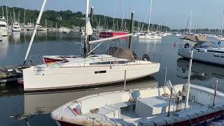 Launching new 2021 Jeanneau Sun Odyssey 349 [upl. by Hartzke]