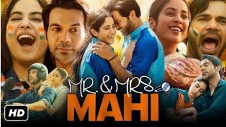 Mr amp Mrs Mahi Full Movie In Hindi Dubbed HD Review  Rajkumar Rao  Janhvi Kapoor Story Review [upl. by Ahtennek]