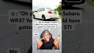 Subaru WRX vs Subaru STI Which should you buy shorts carenthusiast carlover thisorthat [upl. by Erinna]