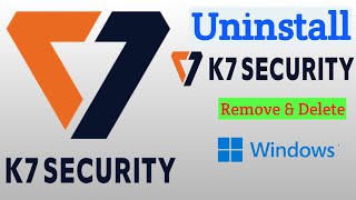 Uninstall K7 Ultimate Security  K7 Uninstall Internet Security [upl. by Coleville]