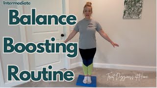 5 exercises to IMPROVE balance WITHOUT dizziness [upl. by Silvia]