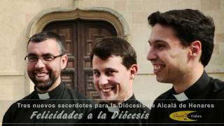 HDEl obispo de Alcalá de Henares ordena Tres nuevos sacerdotes 19052012mp4 [upl. by Nayhr]