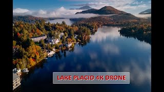 Lake Placid Drone 4K [upl. by Etteyafal838]